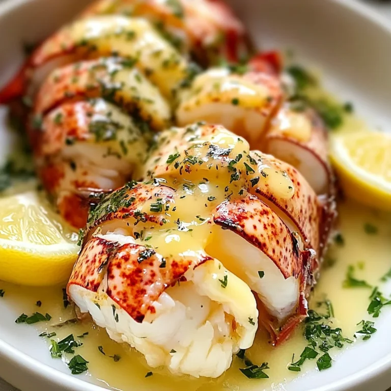 Butter Poached Lobster Tails