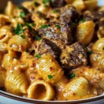 Creamy Paprika Steak Shells