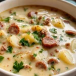 Crockpot Potato Soup with Sausage