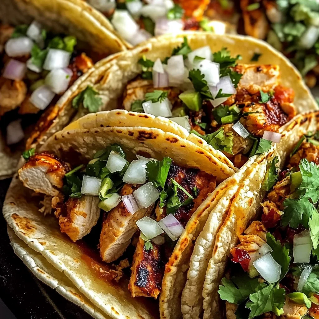 Easy Chicken Street Tacos