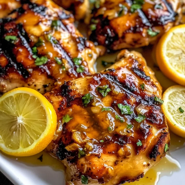 Grilled Citrus Chicken with Glaze