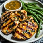 Grilled Honey Mustard Chicken with Green Beans