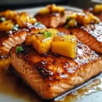 Honey Pineapple Glazed Salmon
