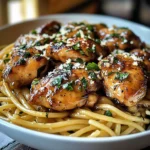 Sticky Smoky Garlic Butter Chicken Pasta